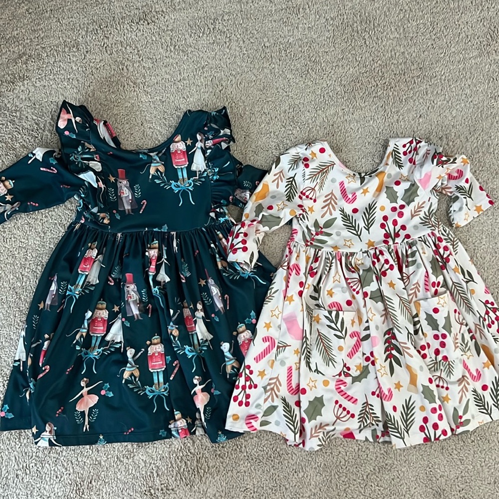 2 holiday mila and rose dresses